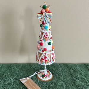 Cupcakes and Cashmere Candy Decor Ribbon Christmas Tree NEW